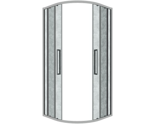 Душевой уголок Grossman Cosmo 90х90 301.K33.02.9090.10.02 профиль Хром стекло шиншилла