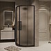 Душевой уголок Grossman Cosmo 100х100 301.K33.02.1010.21.02 профиль Черный матовый стекло шиншилла