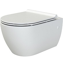 Унитаз Boheme Bianca 963-SET-W подвесной Белый глянец с сиденьем Микролифт