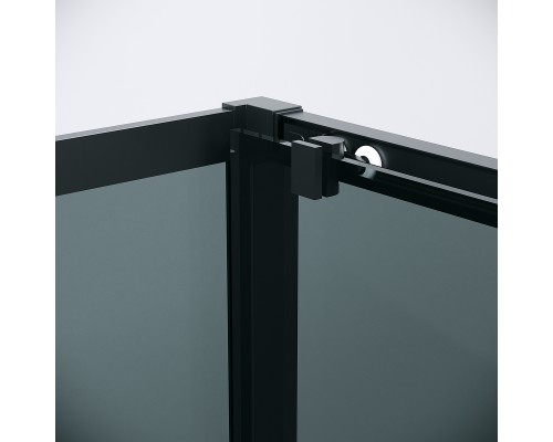 Душевой уголок Grossman Cosmo 100х90 120.K33.02.1090.21.10 профиль Черный матовый стекло тонированное