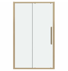 Душевая дверь Grossman Cosmo 110 100.K33.02.110.32.00 профиль Золото сатин стекло прозрачное