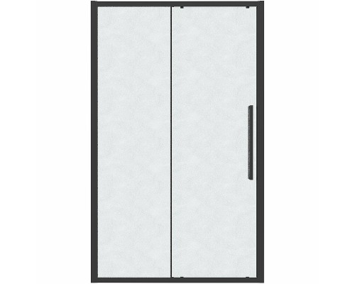 Душевая дверь Grossman Cosmo 130 100.K33.02.130.21.02 профиль Черный матовый стекло шиншилла