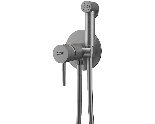 Гигиенический душ со смесителем Remer X-Style X65WXV Сталь