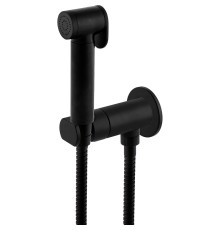 Гигиенический душ со смесителем Remer Minimal N64WNO Черный матовый