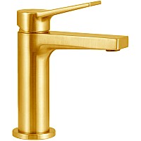 Смеситель для раковины Remer Slash SL12BG Золото брашированное