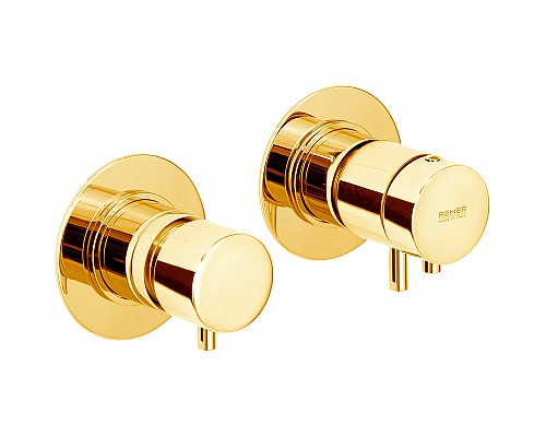 Смеситель для душа Remer X-Style XT96DO с термостатом Золото глянцевое