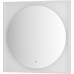 Зеркало Defesto Eclipce 80х80 с подсветкой 18W-4500К/в багетной раме/ИК - выключатель/Нейтральный белый свет/Белая рама