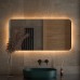 Зеркало Defesto Opti 120x60 с подсветкой 34W-3000К/ИК - выключатель/Теплый белый свет