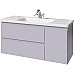 Тумба под раковину Caprigo Forte 120 36117R-SF028 подвесная Серая матовая