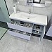 Тумба под раковину Caprigo Forte 120 36117R-SF028 подвесная Серая матовая