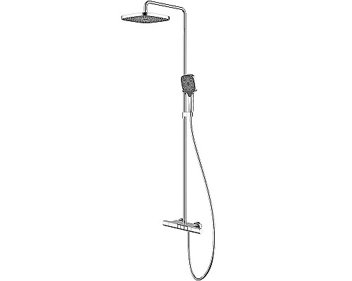 Душевая система Iddis SpaHome SPHSBTKi06 с термостатом Хром Душевая система Iddis SpaHome SPHSBTKi06 с термостатом Хром