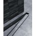 Душевой лоток Timo Drain System 90 с Черной матовой решеткой / под плитку