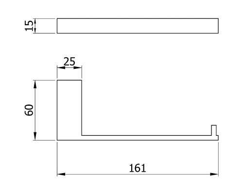 Держатель туалетной бумаги Nofer Corinto 16932.N Черный