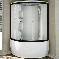 Душевой бокс Radomir Лаура К1 128x128 1-04-6-0-4-0880 с баней с гидромассажем