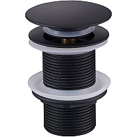 Донный клапан Raglo R600.02.06 click-clack Черный матовый