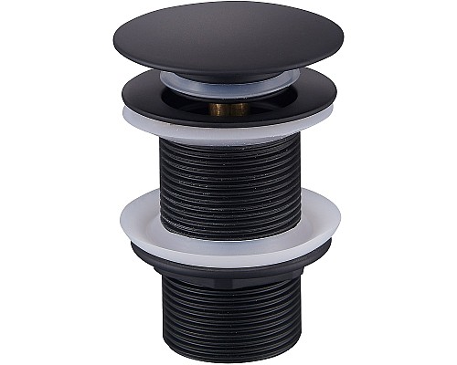 Донный клапан Raglo R600.02.06 click-clack Черный матовый