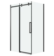 Душевой уголок Grossman Classic 110х80 120.K33.04.1180.21.00 профиль Черный матовый стекло прозрачное