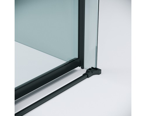 Душевой уголок Grossman Classic 110х80 120.K33.04.1180.21.00 профиль Черный матовый стекло прозрачное