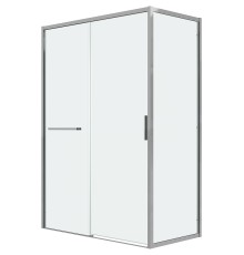 Душевой уголок Grossman Style 130х70 профиль Хром стекло прозрачное