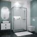 Душевой уголок Grossman Style 130х70 профиль Хром стекло прозрачное