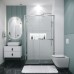 Душевой уголок Grossman Style 130х70 профиль Хром стекло прозрачное