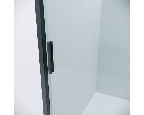 Душевой уголок Grossman Style 130х90 профиль Черный матовый стекло прозрачное