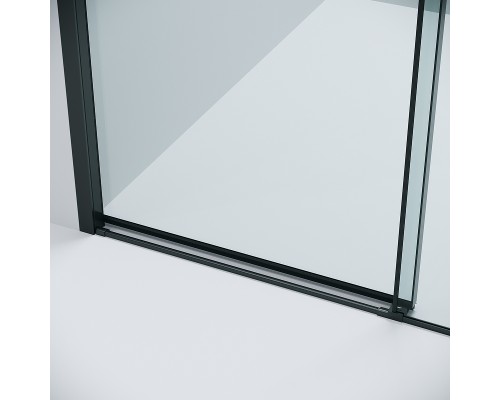 Душевой уголок Grossman Style 130х90 профиль Черный матовый стекло прозрачное