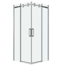 Душевой уголок Grossman Classic 80х80 300.K33.04.8080.10.00 профиль Хром стекло прозрачное
