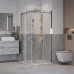 Душевой уголок Grossman Classic 80х80 профиль Хром стекло прозрачное