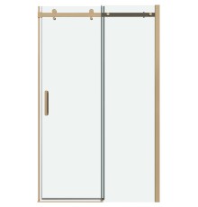 Душевая дверь Grossman Classic 110 100.K33.04.110.32.00 профиль Золото сатин стекло прозрачное