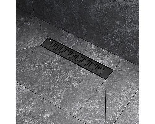 Душевой лоток AM.PM PrimeFlow 40 W02SC-P11-040-01BM с Черной матовой решеткой Cut Gradient