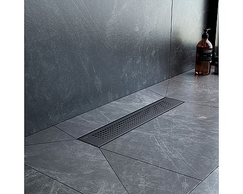 Душевой лоток AM.PM PrimeFlow 40 W02SC-P11-040-01BM с Черной матовой решеткой Cut Gradient