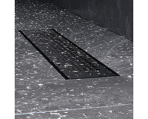 Душевой лоток AM.PM PrimeFlow 40 W02SC-P11-040-01BM с Черной матовой решеткой Cut Gradient