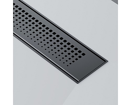 Душевой лоток AM.PM PrimeFlow 40 W02SC-P11-040-01BM с Черной матовой решеткой Cut Gradient