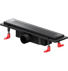 Душевой лоток AM.PM PrimeFlow 40 W02SC-P11-040-01BM с Черной матовой решеткой Cut Gradient