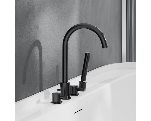 Смеситель на борт ванны Damixa Scandinavian Pure 360400300 Черный матовый