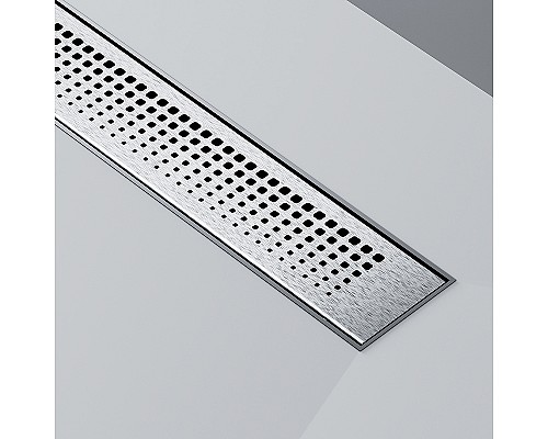 Душевой лоток AM.PM PrimeFlow 70 W02SC-P11-070-01SB с решеткой Хром матовый Cut Gradient