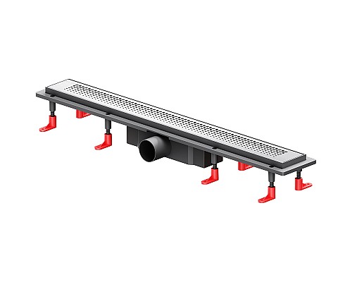 Душевой лоток AM.PM PrimeFlow 70 W02SC-P11-070-01SB с решеткой Хром матовый Cut Gradient