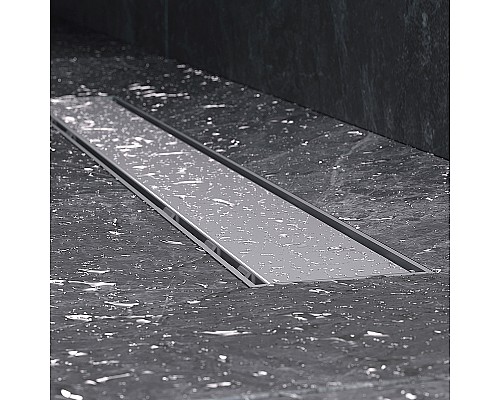 Душевой лоток AM.PM PrimeFlow 60 W02SC-U11-060-04SB с решеткой Хром матовый / под плитку Tile