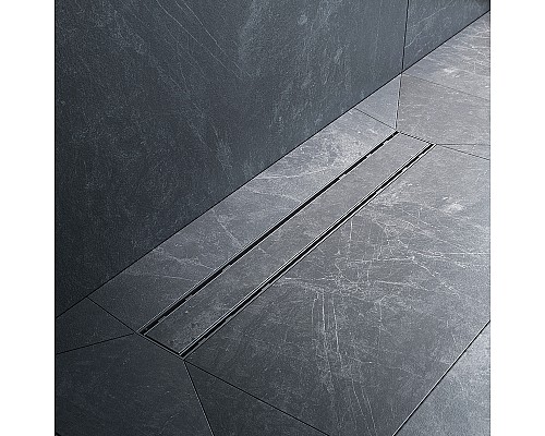 Душевой лоток AM.PM PrimeFlow 60 W02SC-U11-060-04SB с решеткой Хром матовый / под плитку Tile