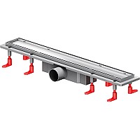 Душевой лоток AM.PM PrimeFlow 60 W02SC-U11-060-04SB с решеткой Хром матовый / под плитку Tile