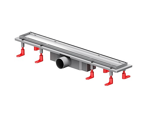 Душевой лоток AM.PM PrimeFlow 60 W02SC-U11-060-04SB с решеткой Хром матовый / под плитку Tile