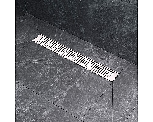 Душевой лоток AM.PM MasterFlow 50 W01SC-P11-050-01SB с решеткой Хром матовый Cut Gradient