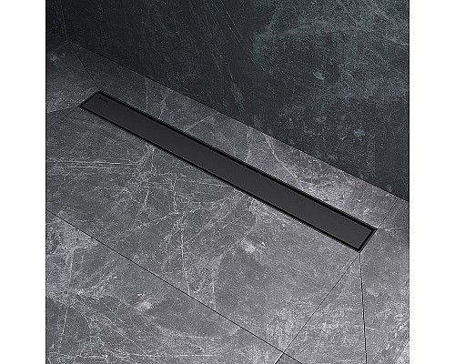 Душевой лоток AM.PM MasterFlow 70 W01SC-U11-070-04BM с Черной матовой решеткой / под плитку Tile