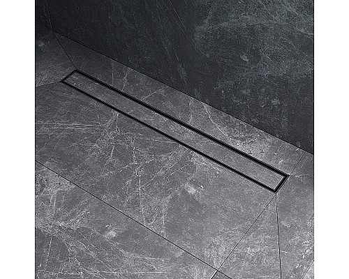 Душевой лоток AM.PM MasterFlow 70 W01SC-U11-070-04BM с Черной матовой решеткой / под плитку Tile