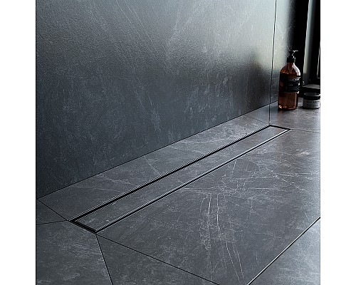 Душевой лоток AM.PM MasterFlow 70 W01SC-U11-070-04BM с Черной матовой решеткой / под плитку Tile