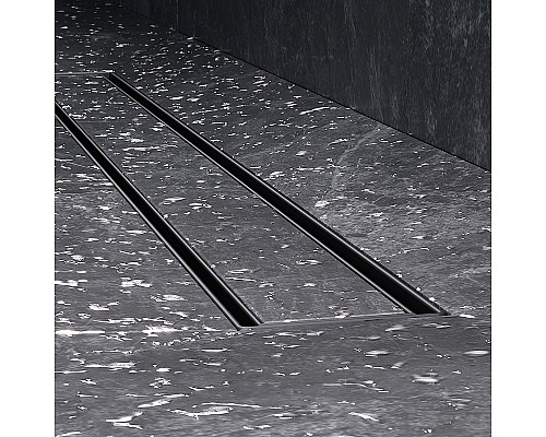 Душевой лоток AM.PM MasterFlow 70 W01SC-U11-070-04BM с Черной матовой решеткой / под плитку Tile