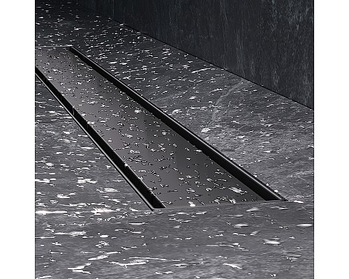 Душевой лоток AM.PM MasterFlow 70 W01SC-U11-070-04BM с Черной матовой решеткой / под плитку Tile