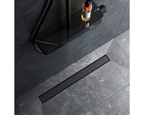 Душевой лоток AM.PM MasterFlow 70 W01SC-U11-070-04BM с Черной матовой решеткой / под плитку Tile