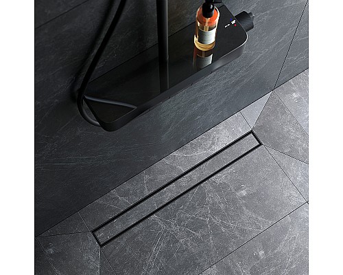 Душевой лоток AM.PM MasterFlow 70 W01SC-U11-070-04BM с Черной матовой решеткой / под плитку Tile